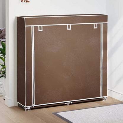 Schuhschrank Mit Abdeckung 115 X 28 X 110 Cm Stoff