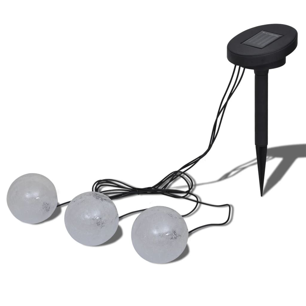 Led-Solarkugeln Schwimmend 3 Flammen Für Teich Pool