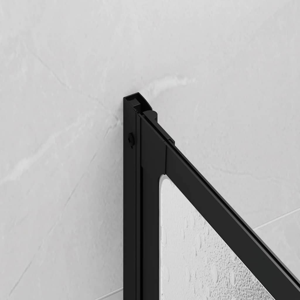 Duschwand 117X120 Cm 3 Paneele Faltbar