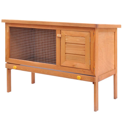 Kaninchenstall 1 Ebene Holz