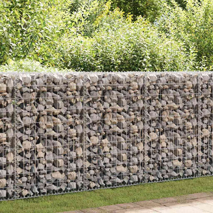 Steinkorb Gabione Mit Deckeln Verzinkter Draht 100×100×30 Cm
