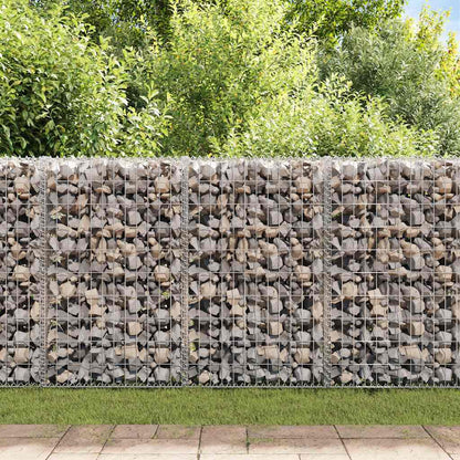Steinkorb Gabione Mit Deckeln Verzinkter Draht 100×100×30 Cm