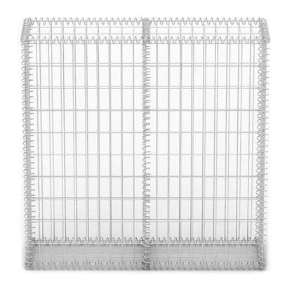Steinkorb Gabione Mit Deckeln Verzinkter Draht 100×100×30 Cm