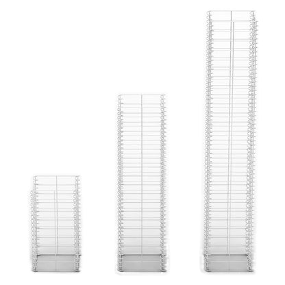 Gabionen-Set 3-Tlg. Verzinkter Draht