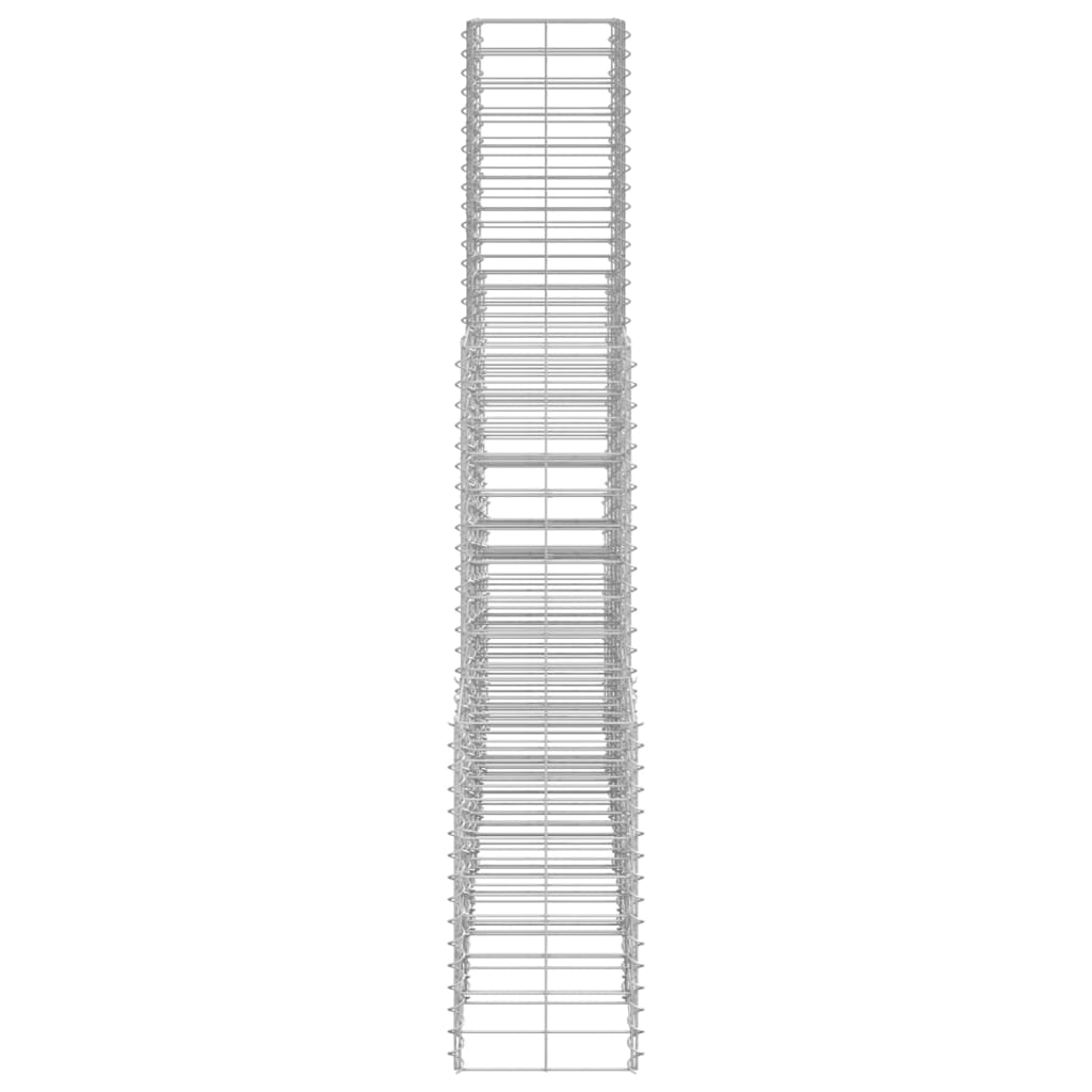Gabionen-Set 6-Tlg. Verzinkter Draht