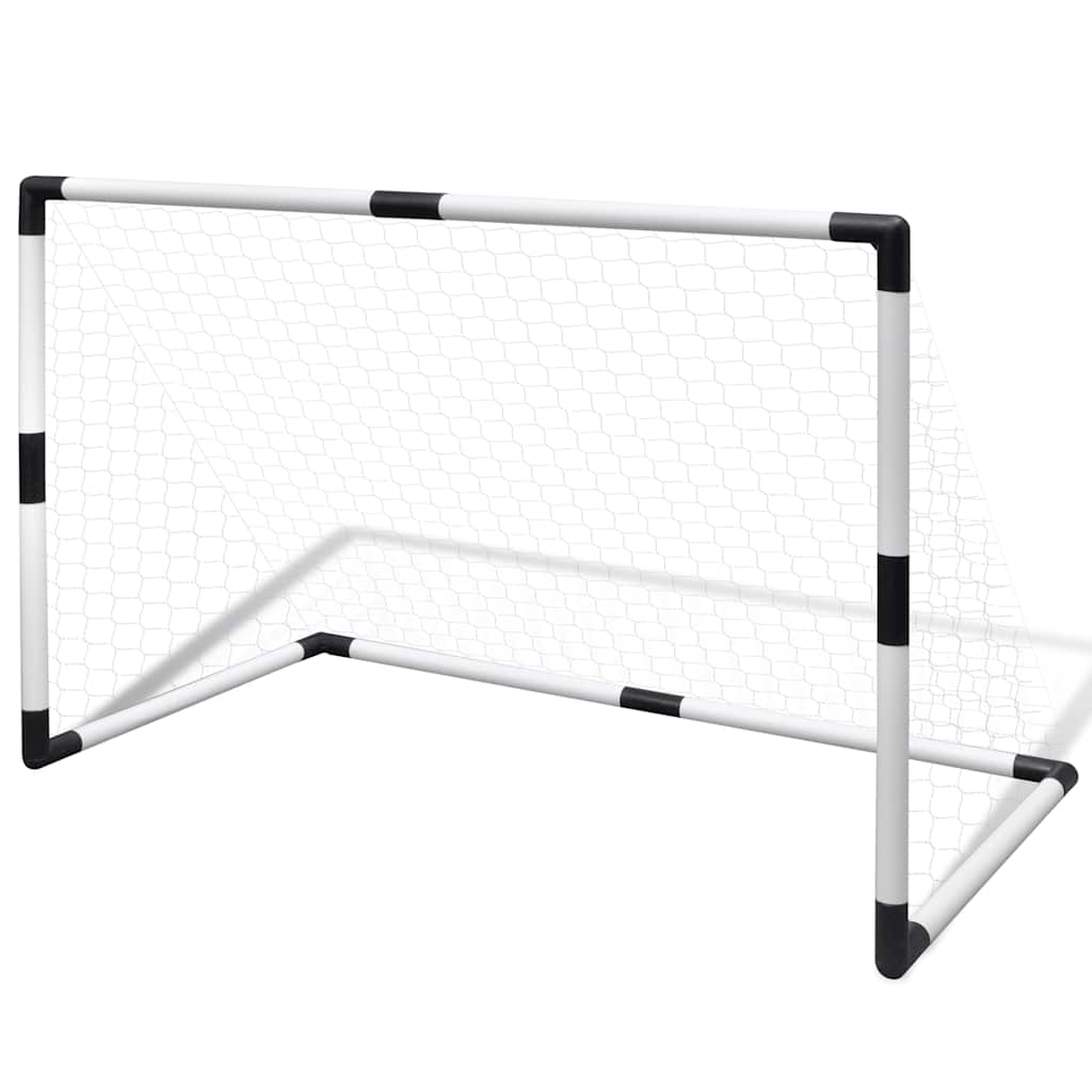 2-Tlg. Mini-Fußballtor-Set Für Kinder 91,5X48X61 Cm
