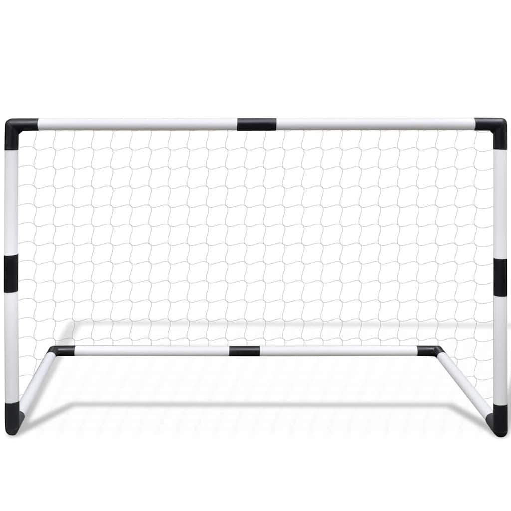 2-Tlg. Mini-Fußballtor-Set Für Kinder 91,5X48X61 Cm