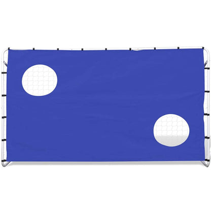 Fußballtor Mit Torwand 240X92X150 Cm Stahl Hochwertig