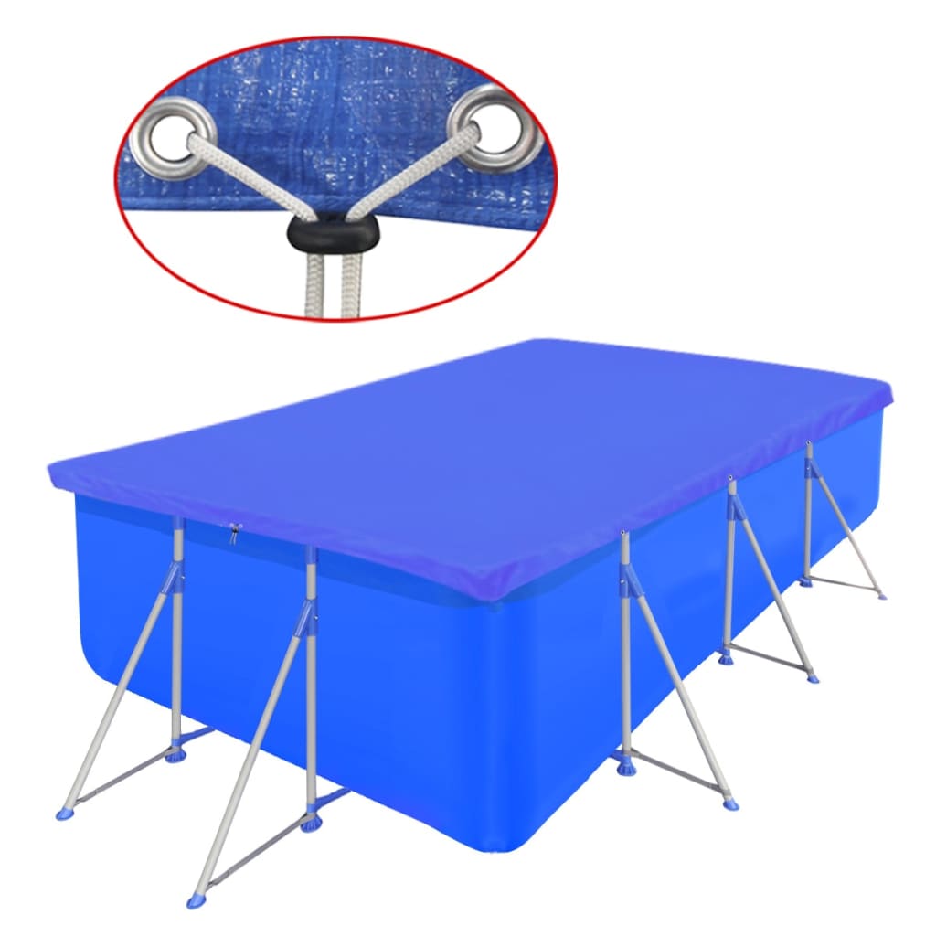 Poolabdeckung Pe Rechteckig 90 G/Qm