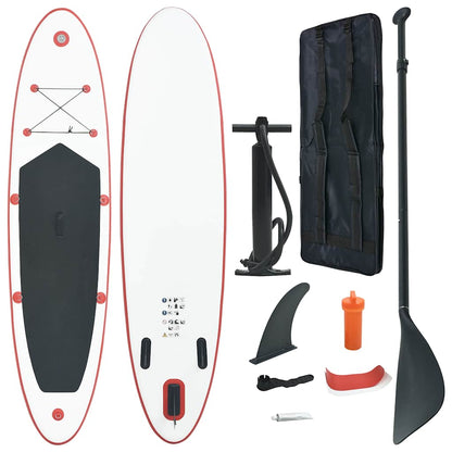 Stand Up Paddle Board Sup Aufblasbar Und Weiß