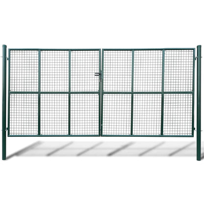 Gartentor Verzinkter Stahl 400 X 100 Cm