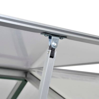 Gewächshaus Mit Fundament Verstärkt Aluminium 7,55 M²