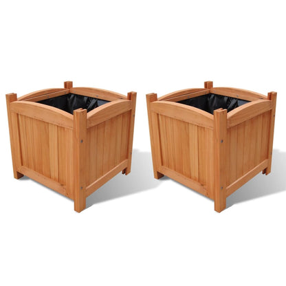 Holz-Hochbeet 30X30X30 Cm 2 Stk.