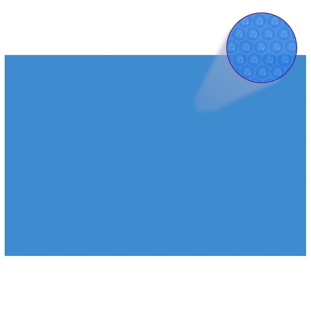 Rechteckige Pool-Abdeckung Pe 300 X 200 Cm Blau