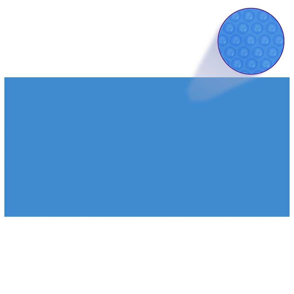 Rechteckige Pool-Abdeckung Pe 450 X 220 Cm Blau