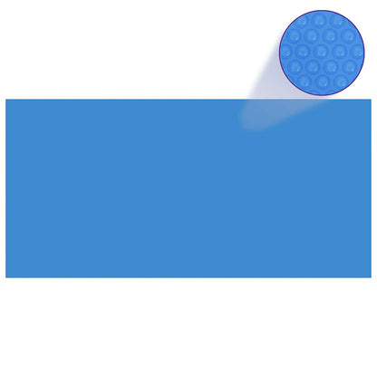 Rechteckige Pool-Abdeckung Pe 450 X 220 Cm Blau