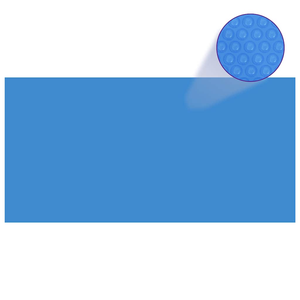 Rechteckige Pool-Abdeckung Pe 549 X 274 Cm Blau