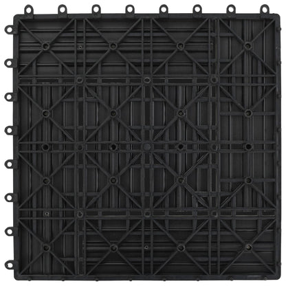 Graue Terrassenfliesen 11 Stk. 30 X 30 Cm Wpc 1 Qm Braun