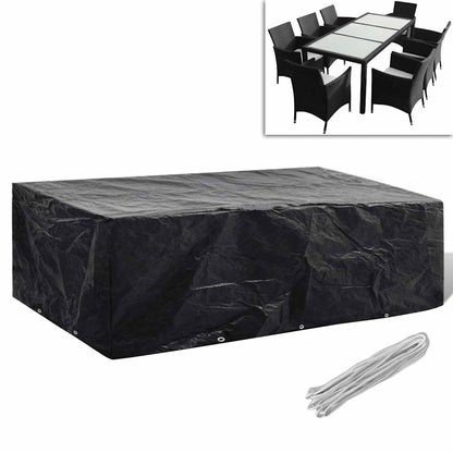 Gartenmöbel-Abdeckung 8 Ösen 300×140×90 Cm