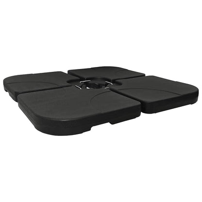 Sonnenschirmständer Sand / Wasser 60 L Schwarz