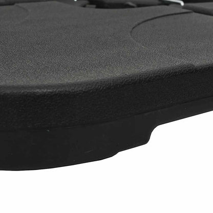 Sonnenschirmständer Sand / Wasser 60 L Schwarz