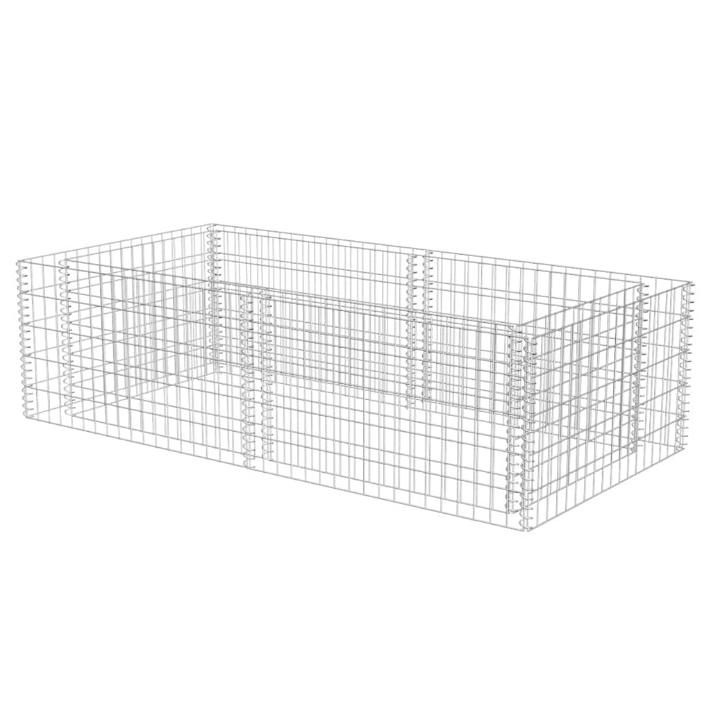 Pflanzkübel Steinkorb 180×90×50 Cm