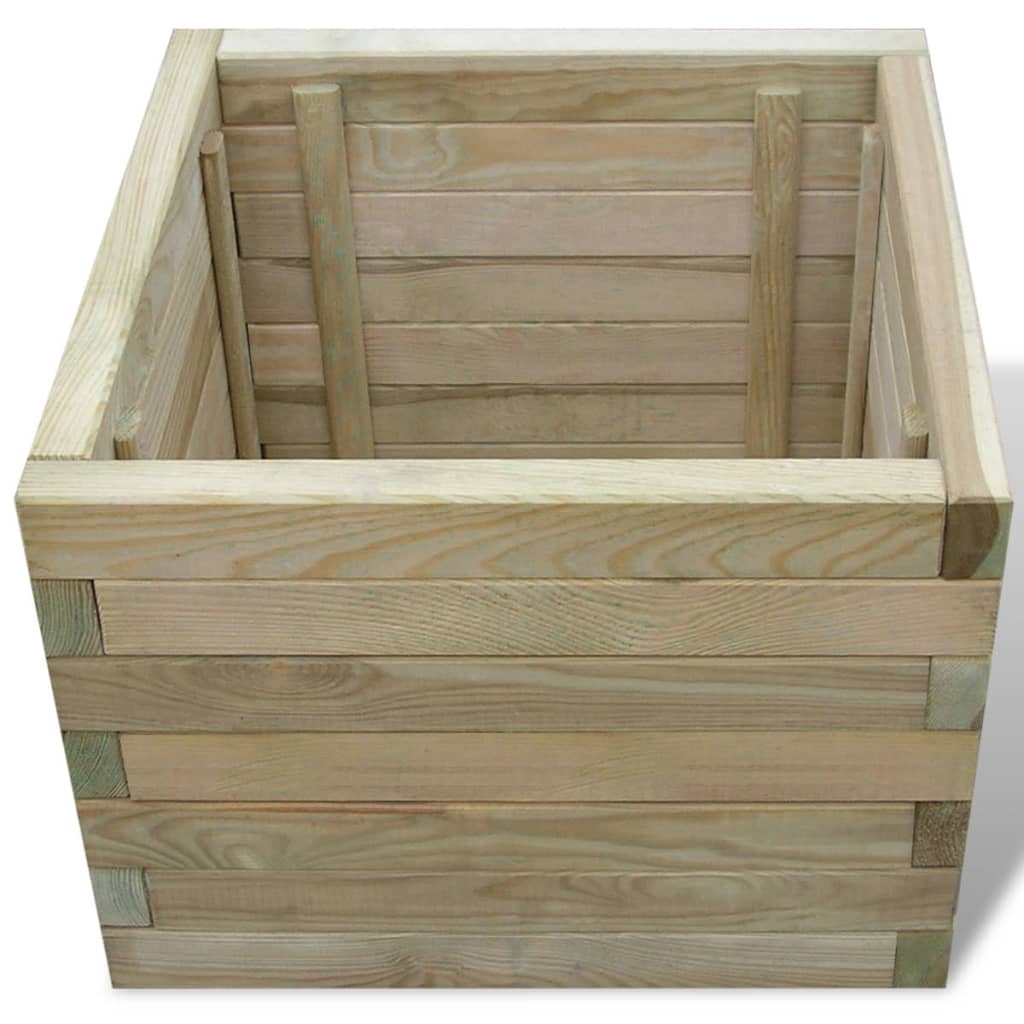 Hochbeet 50X50X40 Cm Holz Quadratisch