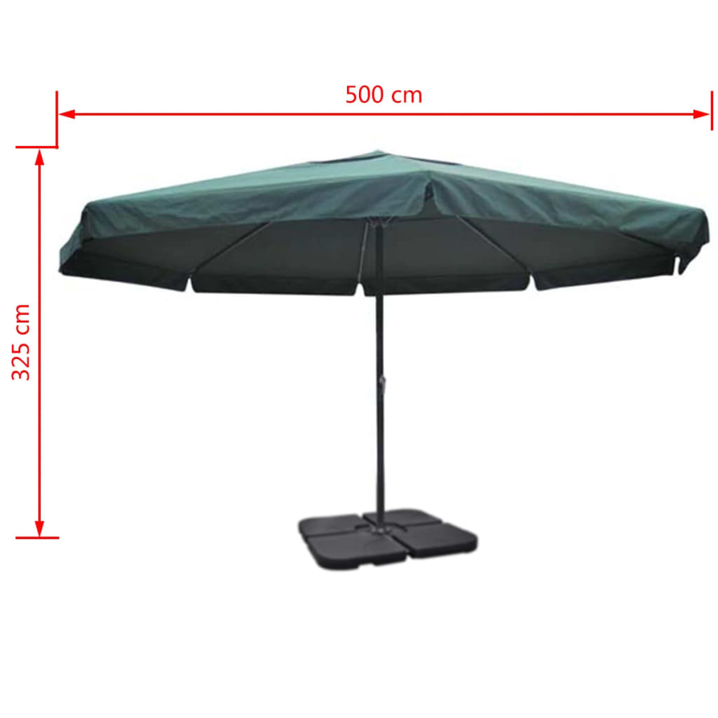 Sonnenschirm Aluminium Tragbarer Sonnenschirmständer