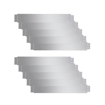 Flexible Rasenkante 10-Er Set Verzinkter Stahl