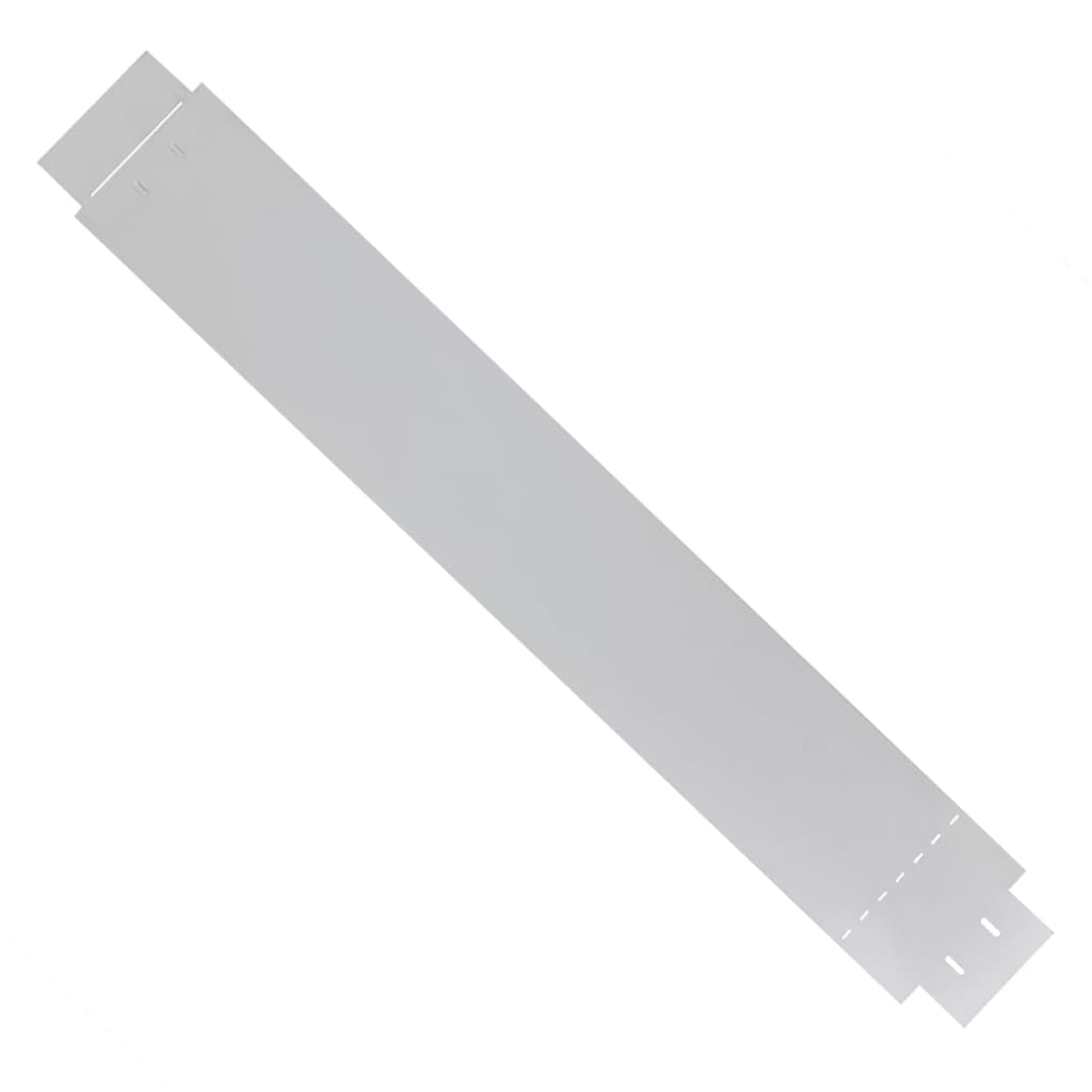 Flexible Rasenkante 10-Er Set Verzinkter Stahl