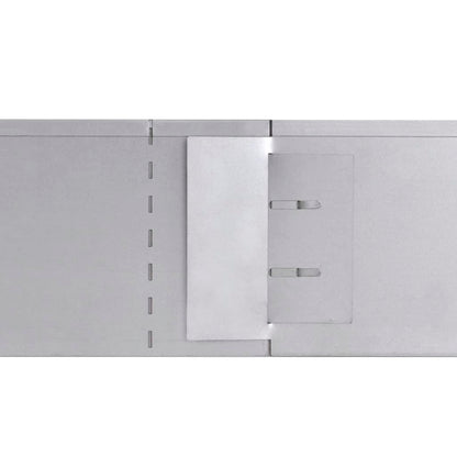 Flexible Rasenkante 10-Er Set Verzinkter Stahl