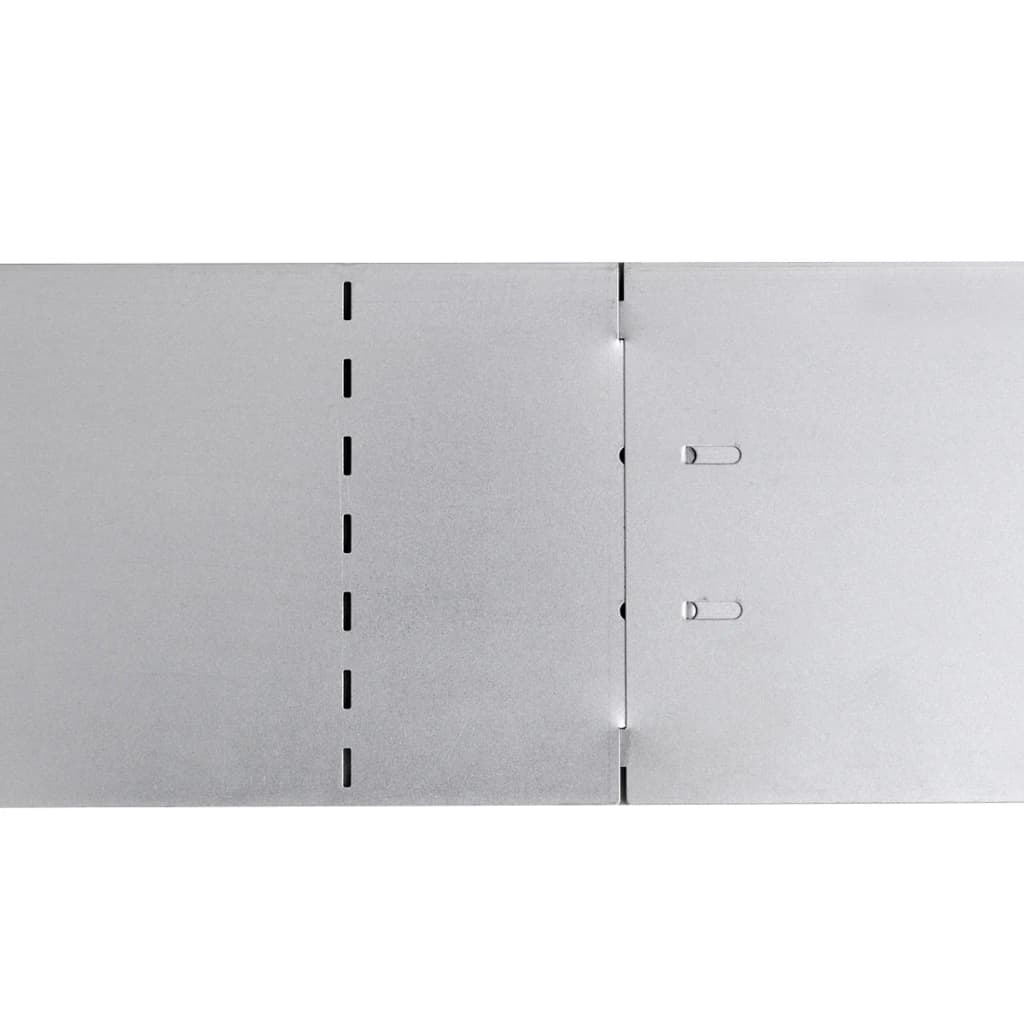 Flexible Rasenkante 20-Er Set Verzinkter Stahl