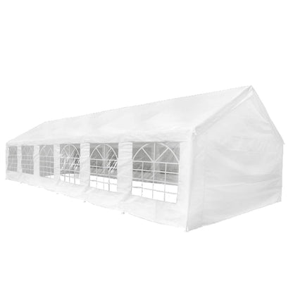 Weißes Partyzelt 12 X 6 M