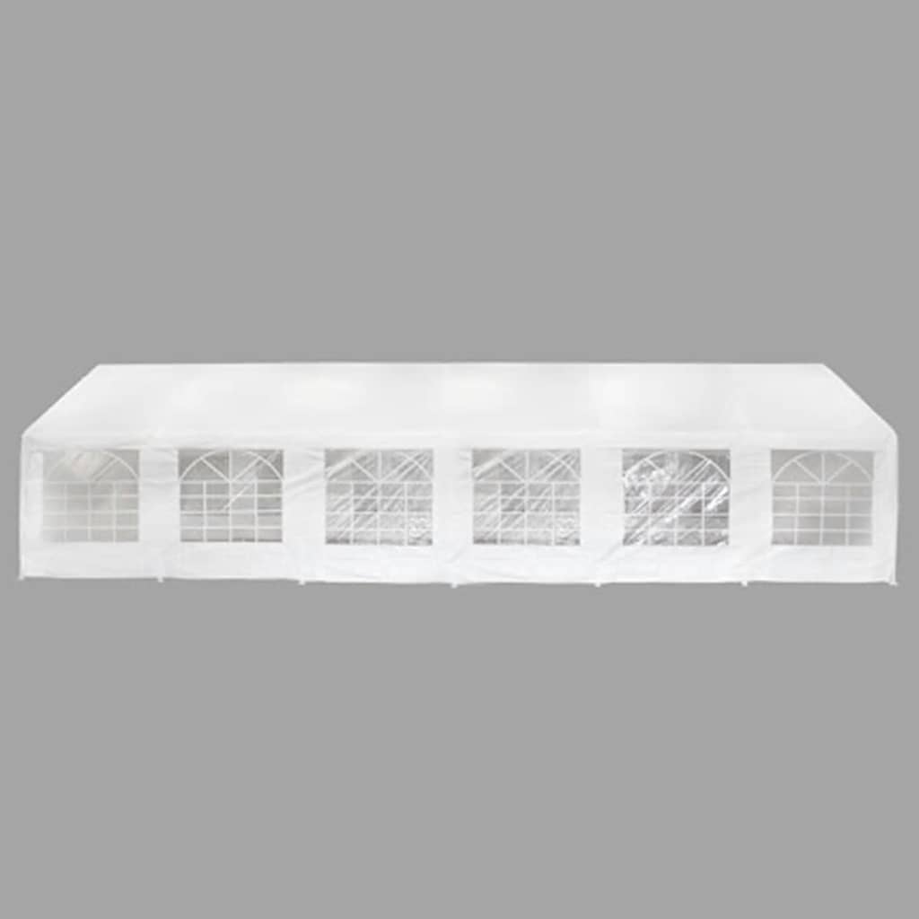 Weißes Partyzelt 12 X 6 M