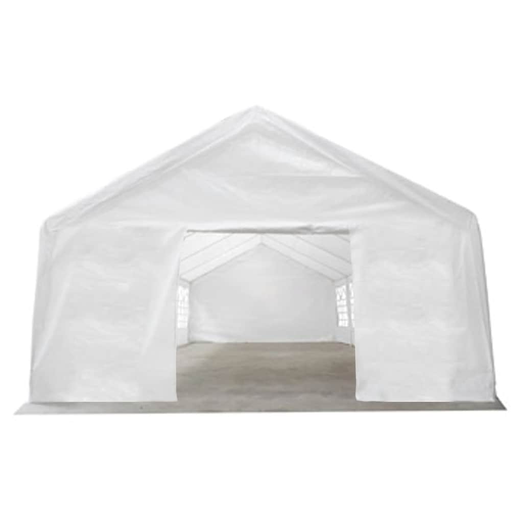 Weißes Partyzelt 12 X 6 M
