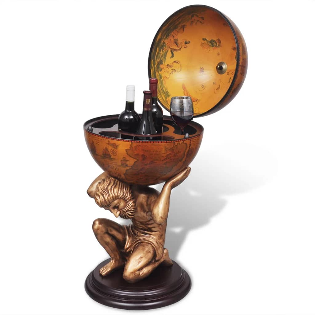Globus-Bar Atlas 42×42×85 Cm