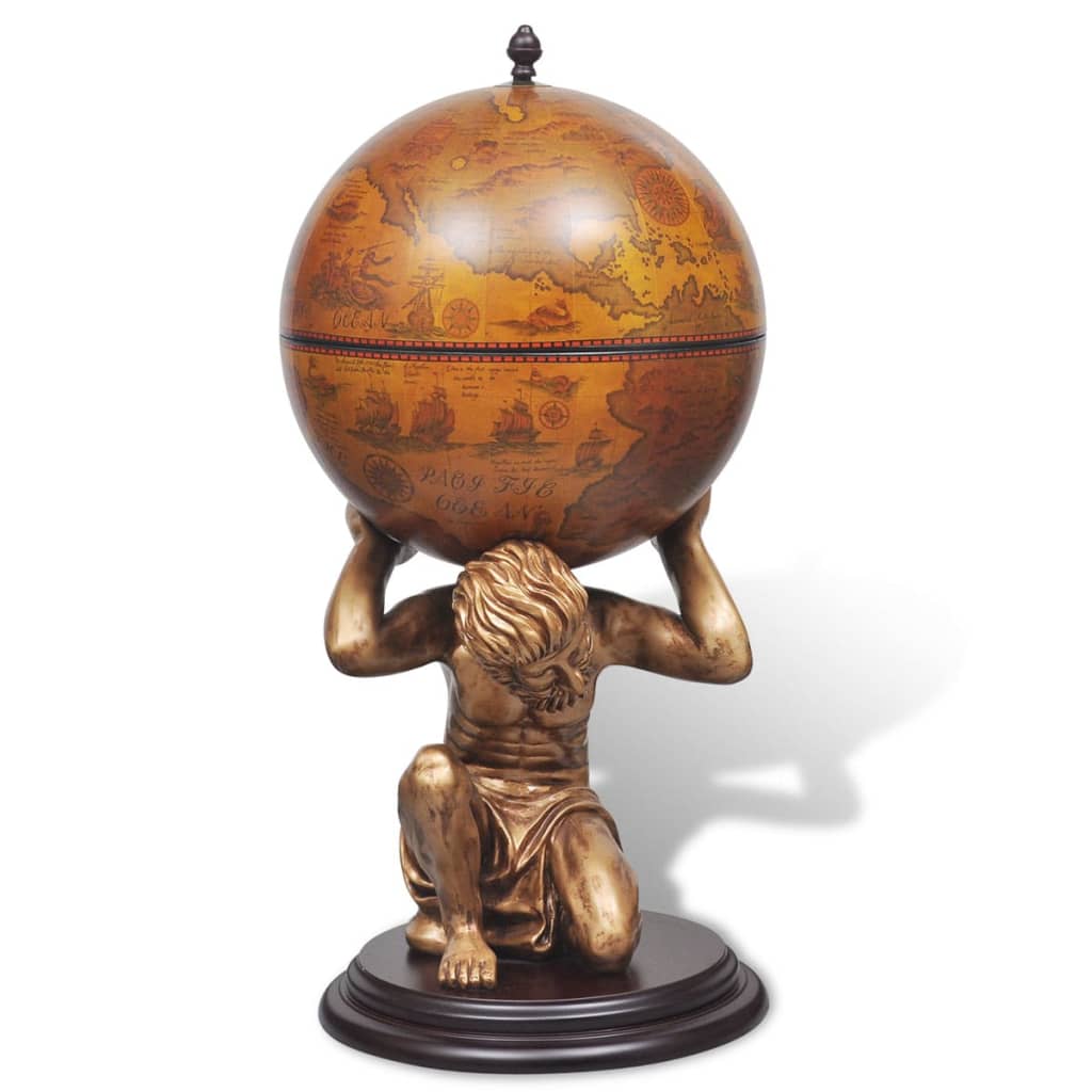 Globus-Bar Atlas 42×42×85 Cm