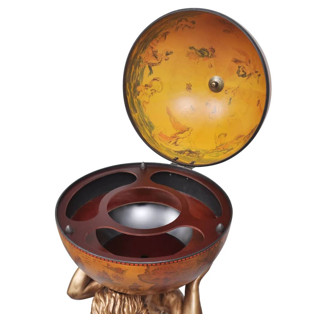 Globus-Bar Atlas 42×42×85 Cm