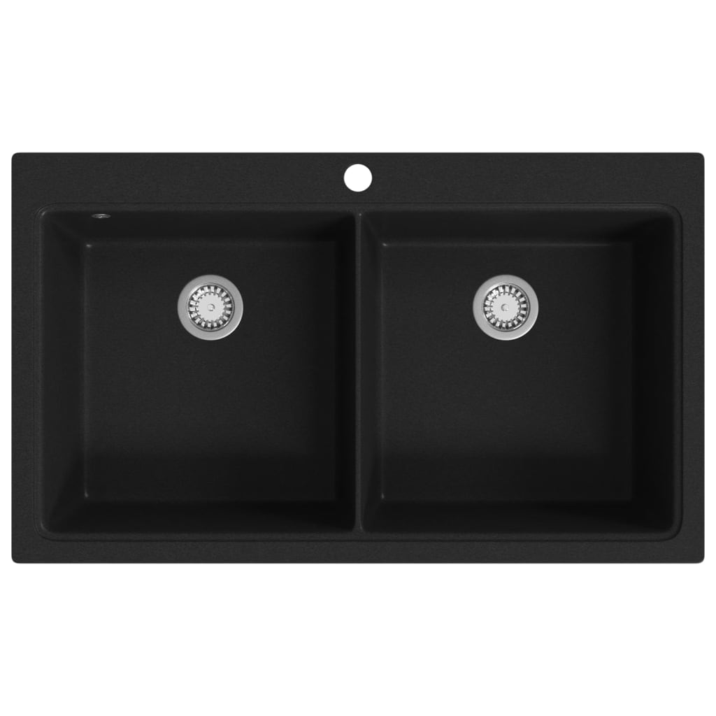 Granitspüle Doppelbecken