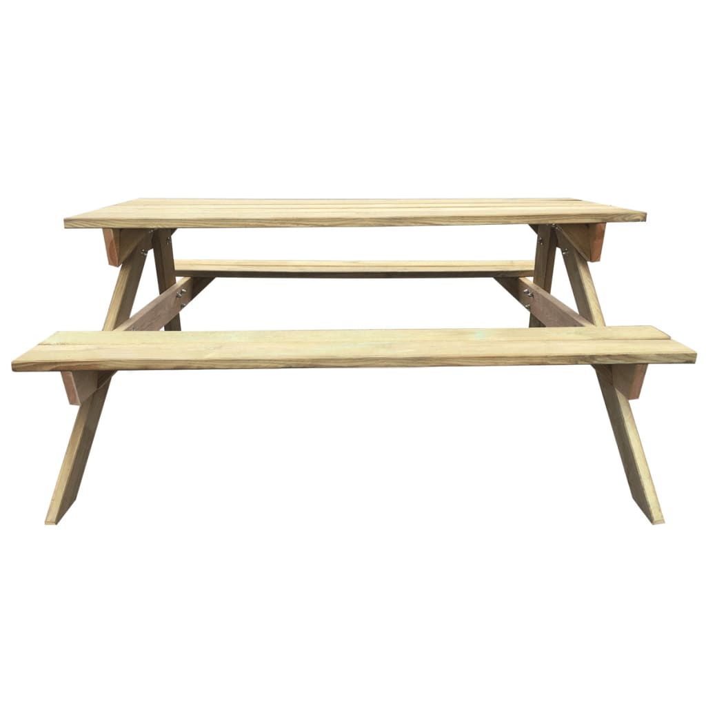 Picknicktisch 150X135X71,5 Cm Holz