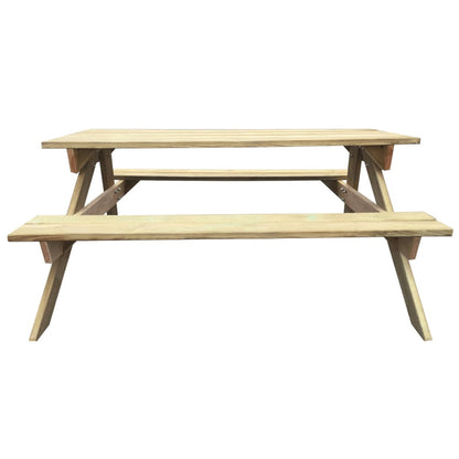 Picknicktisch 150X135X71,5 Cm Holz