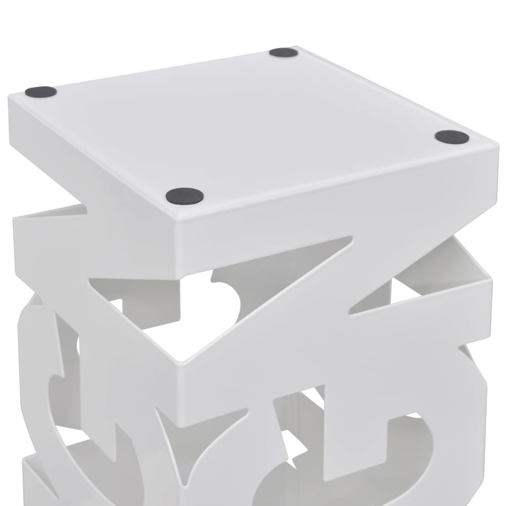 Schirmhalter Schirmständer Gehstöcke Stahl Quadratisch 48,5 Cm