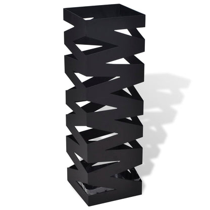 Schirmständer Schirmhalter Gehstock Stahl Quadratisch 48,5 Cm