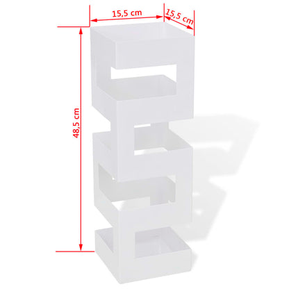 Schirmständer Schirmhalter Gehstock Stahl Quadratisch 48,5 Cm