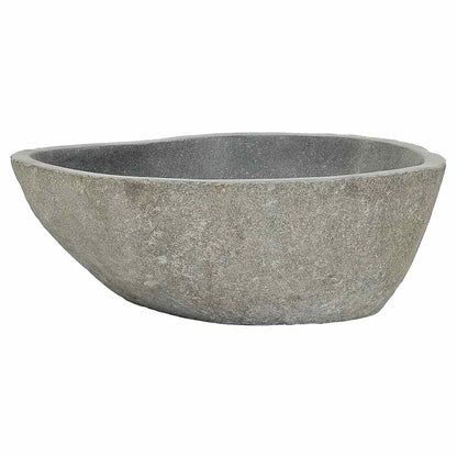 Waschbecken Flussstein Oval (37-46)X(29-36) Cm