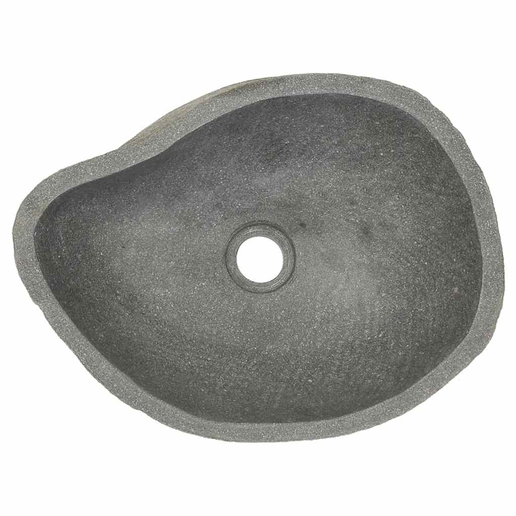 Waschbecken Flussstein Oval (37-46)X(29-36) Cm