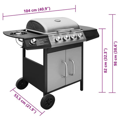 Gasgrill 4+1 Flammen N