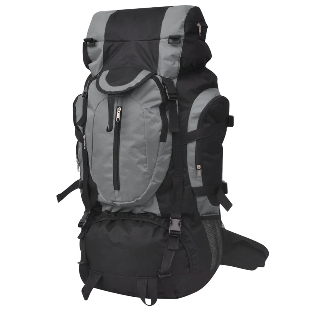 Wanderrucksack Xxl 75 L Schwarz Und