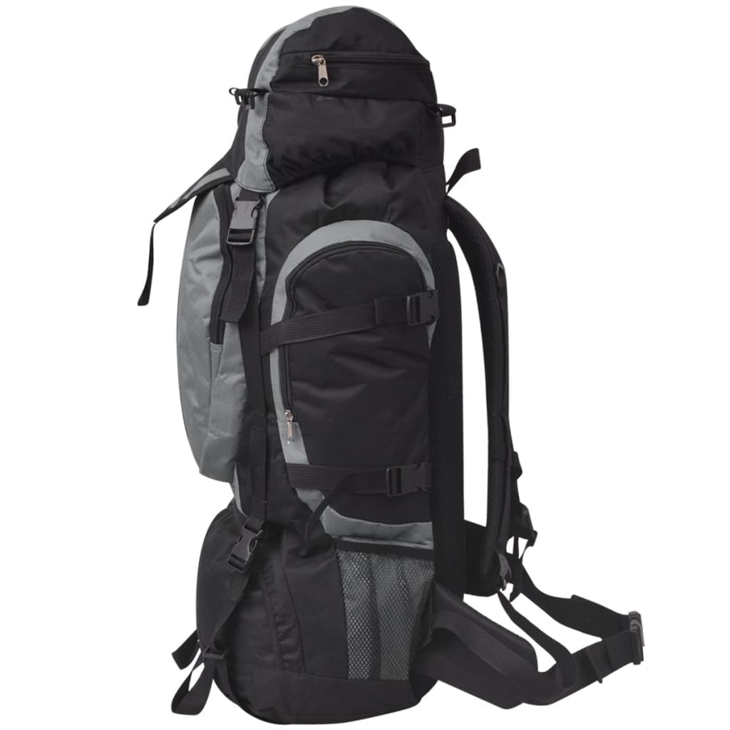 Wanderrucksack Xxl 75 L Schwarz Und