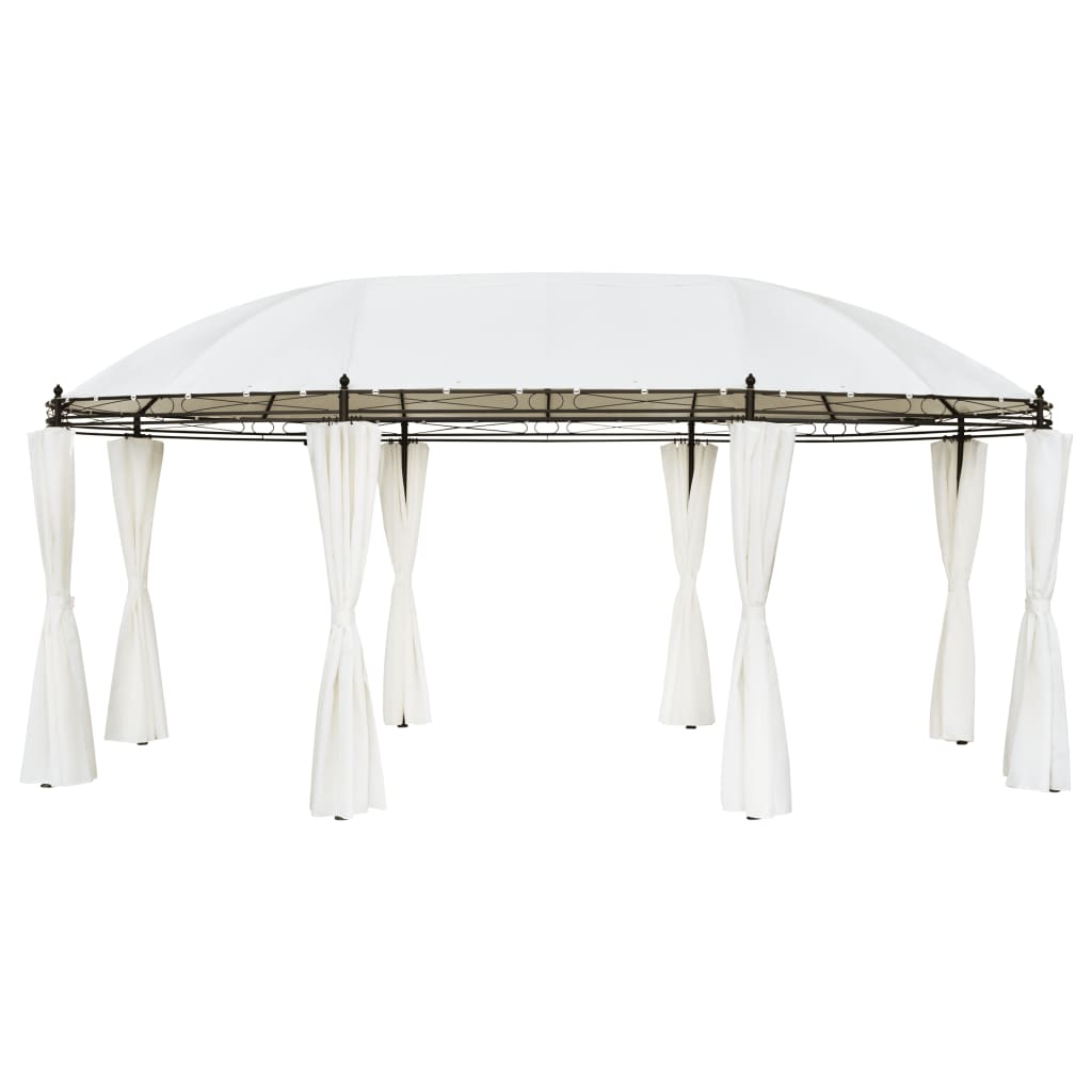 Gartenpavillon Creme 530X350X265 Cm